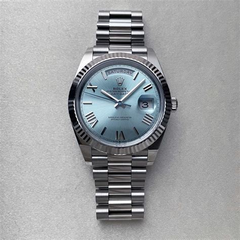 rolex platine day date|platinum day date 40 price.